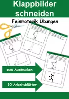 Vorschau - Arbeitsblätter - XXL Materialpaket Klappbilder - Wortschatz (Ständig wachsend!) - Seite 1