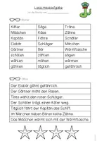 Vorschau - Arbeitsblätter - Lese-Hausaufgabe Ä/ä (passend zu TINTO) - Seite 3