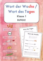 Vorschau - Unterrichtsreihen - BUNDLE Wort der Woche / Wort des Tages - Deckblatt