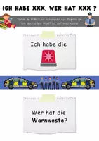 Vorschau - Arbeitsblätter - Polizei: Große Leseübung - Seite 1