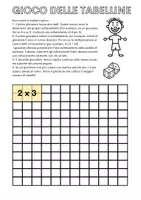 anteprima - Materiale di supporto/inclusione - Giocare con le tabelline - Pagina 1