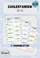 Vorschau - Arbeitsblätter - Tandemaufgaben zur Mengenerfassung im ZR 10 - Zahlentandem - Deckblatt