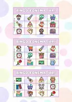 Vista previa - Juegos / Gamificación - BINGO y dominó FONEMA RR - página 1