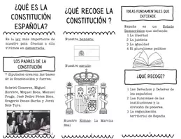 Vista previa - Unidades / Secuencias / Situaciones de Aprendizaje - CIENCIAS SOCIALES: triptico Constitución - página 1