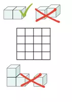 Vorschau - Poster - Würfelgebäude_Plakate_Mathematik_Klasse2_Geometrie - Seite 2