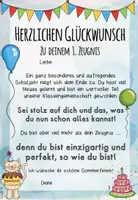 Vorschau - Text - Zeugnis / Erstes Zeugnis / Persönliches Zeugnis / Wahres Zeugnis für Klasse 1 - Seite 2
