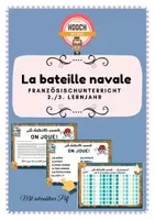 Vorschau - Arbeitsblätter - Verben (présent, futur, passé composé) - Spiel Schiffe versenken - Deckblatt
