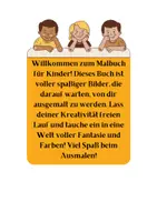 Vorschau - Mal- und Bastelvorlagen - Farbbuch: Ausmalen, Malen nach Zahlen, Ausmalbuch Grundschule (PDF + Word) - Seite 1