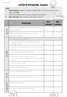 Vorschau - Arbeitsblätter - CHECKLIST - Letter of application - Seite 2