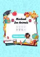 Vista previa - Tarjetas / Manipulativos - Minibook Zoo Animals 🇬🇧 - Portada
