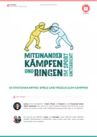 Vorschau - Stationenlernen - Stationskarten Kämpfen und Ringen / 43 Stationskarten & Regel-Karten - Seite 1
