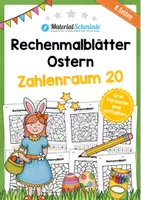 Vorschau - Arbeitsblätter - 8 Rechenmalblätter zu Ostern (Zahlenraum 20) - Deckblatt