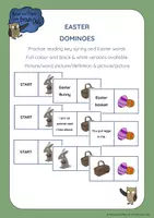 Aperçu - Apprentissages en autonomie - Brown Owl's Spring & Easter - DOMINOES - Page de couverture
