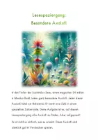 Vorschau - Arbeitsblätter - Lesespaziergang: Besondere Axolotl differenziert + Zusatz - Seite 1