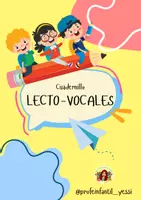 Vista previa - Unidades / Secuencias / Situaciones de Aprendizaje - CUADERNO DE LECTO VOCALES - Portada