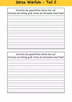 Vorschau - Arbeitsblätter - Satzzeichen 1. und 2. Klasse - Deutsch Punkt, Ausrufezeichen, Fragezeichen - Seite 2