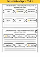 Vorschau - Arbeitsblätter - Satzzeichen 1. und 2. Klasse - Deutsch Punkt, Ausrufezeichen, Fragezeichen - Seite 3
