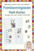 Vorschau - Stationenlernen - Familienmitglieder - Klett-Karten - Deckblatt