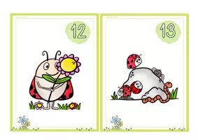 Vorschau - Arbeitsblätter - Rechenspaziergang ZR 20 mit ZÜ, 1.Klasse Mathe, Zahlenspaziergang Frühling - Seite 2