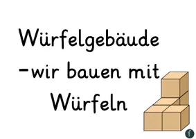 Vorschau - Poster - Würfelgebäude_Reihentransparenz_Mathematik_Klasse2_Geometrie - Seite 1