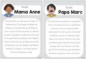 Vorschau - Spiele - Deutsch: Familiendiskussion Katze (Kl.3/4) Lesen + Sprechen und Zuhören - Seite 3
