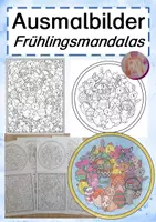 Vorschau - Mal- und Bastelvorlagen - Mandalas zu Ostern / Frühling - Deckblatt
