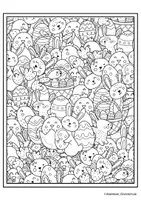 Vorschau - Mal- und Bastelvorlagen - Mandalas zu Ostern / Frühling - Seite 1