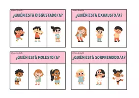Vista previa - Refuerzo / NEE / Materiales de apoyo - Material Reconocimiento de Emociones - página 2
