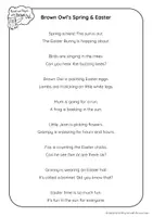 anteprima - Esercizi - Brown Owl's Spring & Easter - STORY WALK & POEM - Pagina 3