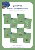 Vista previa - Juegos / Gamificación - Brown Owl's Spring & Easter - QUIZ CARDS - Portada