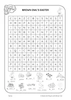 anteprima - Esercizi - Brown Owl's Spring & Easter - WORD SEARCH - Pagina 2
