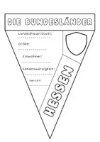 Vorschau - Mal- und Bastelvorlagen - Wimpelkette Die Bundesländer Deutschlands - Seite 2