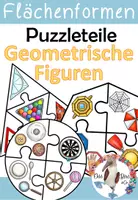 Vorschau - Spiele - Puzzle - Geometrische Formen / Ebene Figuren 2D - Deckblatt