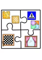 Vorschau - Spiele - Puzzle - Geometrische Formen / Ebene Figuren 2D - Seite 1