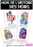 Aperçu - Affichage - MOIS DE L' HISTOIRE DES NOIRS | Affiches - Page de couverture