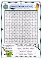 Vorschau - Arbeitsblätter - Künstliche Intelligenz - Suchsel / Spiel / Quiz Klasse 5/7/8 - Seite 1