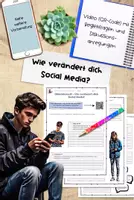 Vorschau - Arbeitsblätter - Wie verändert dich Social Media? - Deckblatt