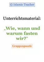 Vorschau - Arbeitsblätter - Wie, wann und warum fasten wir? - Deckblatt