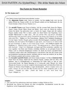 Vorschau - Arbeitsblätter - Wie, wann und warum fasten wir? - Seite 3