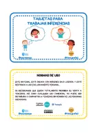 Vista previa - Tarjetas / Manipulativos - Tarjetas para trabajar inferencias (Junto a @neuropeque) - página 1