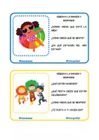 Vista previa - Tarjetas / Manipulativos - Tarjetas para trabajar inferencias (Junto a @neuropeque) - página 2