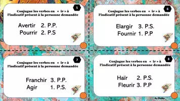 Aperçu - Apprentissages en autonomie - cartes à tâches ind présent des verbes ir - Page 2