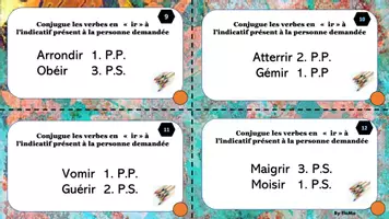 Aperçu - Apprentissages en autonomie - cartes à tâches ind présent des verbes ir - Page 3