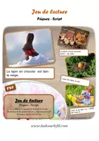 Aperçu - Jeux - Jeu de lecture - Pâques - Script - Page de couverture