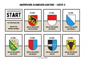 Vorschau - Spiele - Ich habe... Wer hat...? Schweiz Kantone Wappen - Seite 1