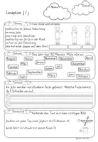 Vorschau - Arbeitsblätter - Tägliches Lesetraining Buchstabe J/j - Seite 1