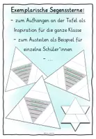 Vorschau - Stundenentwürfe - Segensstern basteln - Religionsunterricht Schulgottesdienst - Seite 3
