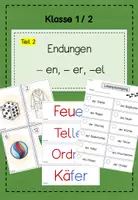 Vorschau - Arbeitsblätter - Endung -el -er Teil 2 - Deckblatt