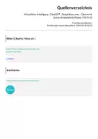 Vorschau - Unterrichtsreihen - Künstliche Intelligenz ; ChatGPT ; Deepfakes uvm. - Übersicht Unterrichtseinheit Klasse 7/8/9/10 - Seite 1
