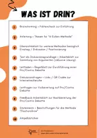 Vorschau - Arbeitsblätter - Diskussionsreihe: Europawahl (Lass mal reden! Teilnahme an Europawahl? Premiumvariante) - Seite 1